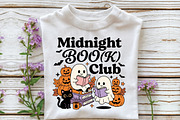 Halloween Book Club PNG, a Work Illustration by CraftArtStudio (Thumbnail 2 of 4)