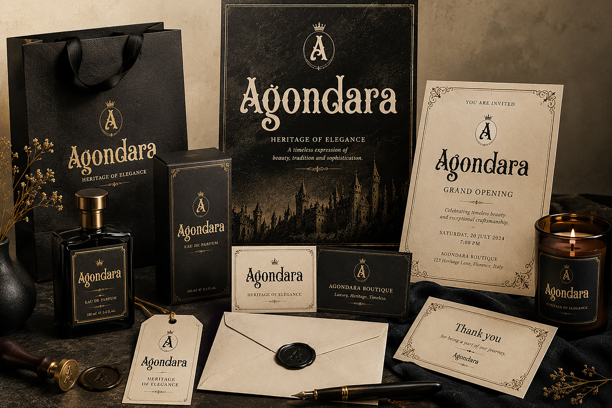 Agondara – Gothic Display Font, a Serif Font by Wow Magic (Photo 2 of 4)