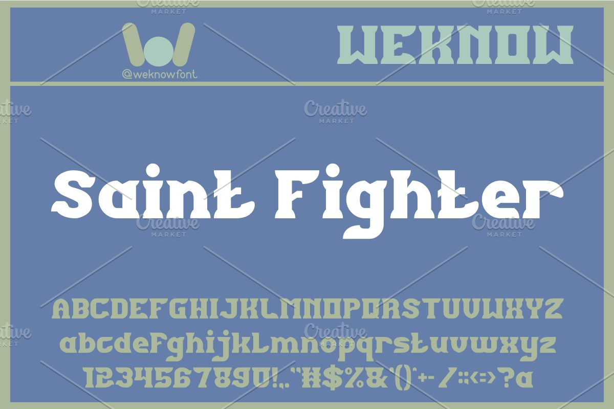 Unlimited Font, a Font by weknow (Photo 4 of 8)