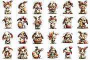 Whimsical Easter Bunny Clipart Png, an Illustration by Craft Nest (Thumbnail 6 of 11)
