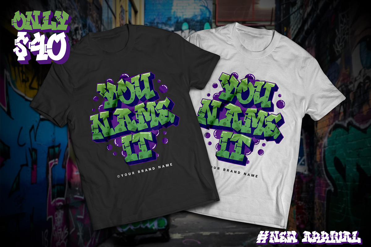 MWD Graff - Wildstyle Graffiti Font, a Font by Prioritype Co (Photo 2 of 6)