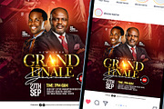 grand finale church flyer template, a Flyer Template by church flyer templates (Thumbnail 2 of 4)