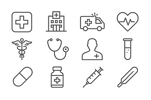 Vector illustration of various, a Healthcare Illustration by ZinetroN