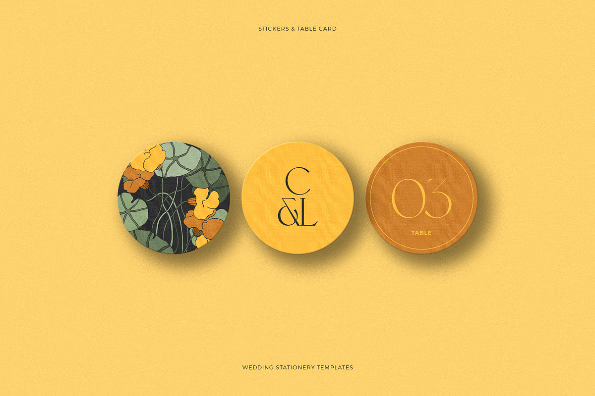 Nasturtium | Wedding Templates, an Invitation Template by Evgeniya Goktas (Photo 5 of 6)