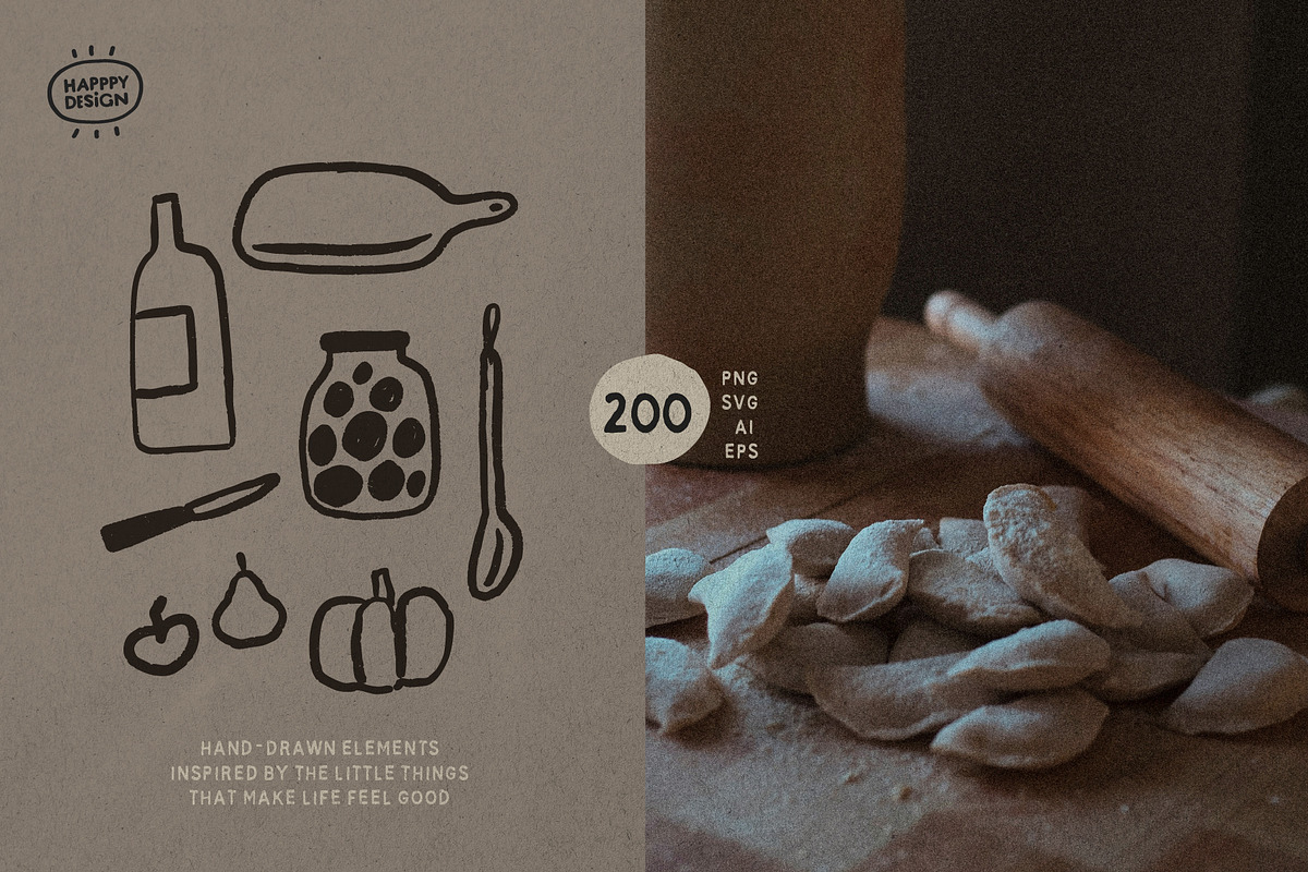 Slow Living Illustrations, an Object Illustration by happpydesign (Photo 12 of 14)