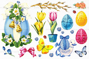 Easter. Watercolor illustrations, an Illustration by Color and Decor (Thumbnail 2 of 3)