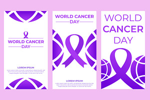 World Cancer Day Social Media Storie, a Templates & Theme by sekitarief