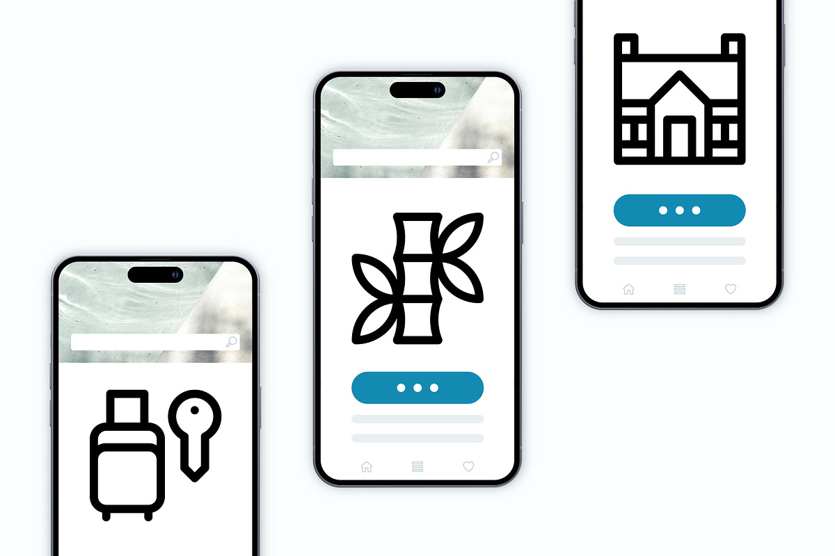 50 Hotel Icons, an Outline Icon by Side Project (Photo 6 of 8)