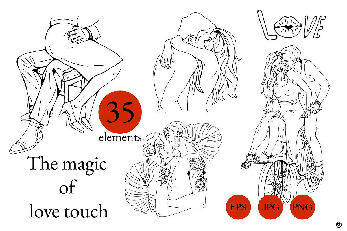 The magic of love touch, a Person Illustration by Olillia (Photo 5 of 7)