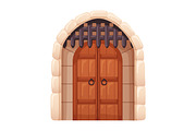 Old medieval castle doors set, an Object Illustration by Good Studio (Thumbnail 13 of 13)