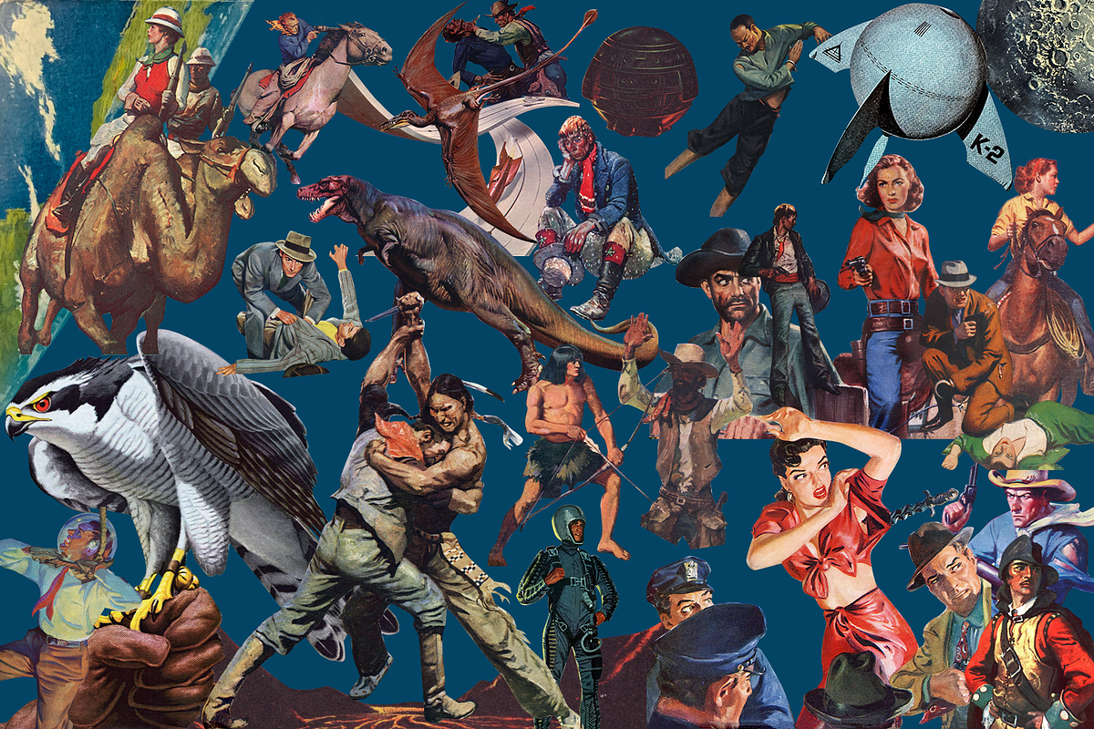 170+ Vintage Pulp Collage Elements, an Object Graphic by Lilithcollageart (Photo 2 of 10)