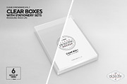 Clear Box Set Packaging Mockup, a Cups & Container Mockup by INCDesign (Thumbnail 7 of 21)