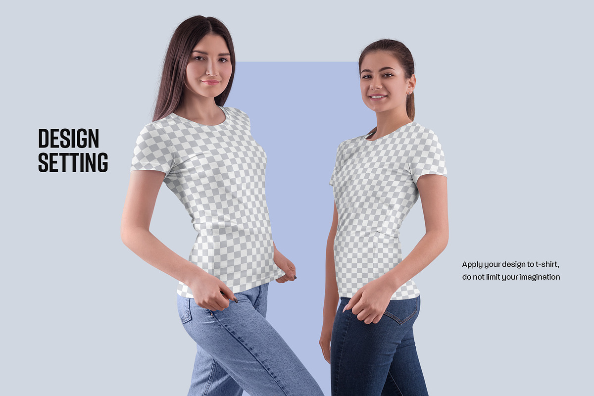 5 Mockups Girls T-Shirt, a Shirt Mockup by Grow Design Craft Studio (Photo 4 of 4)