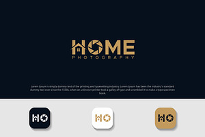 Real estate  photography logo