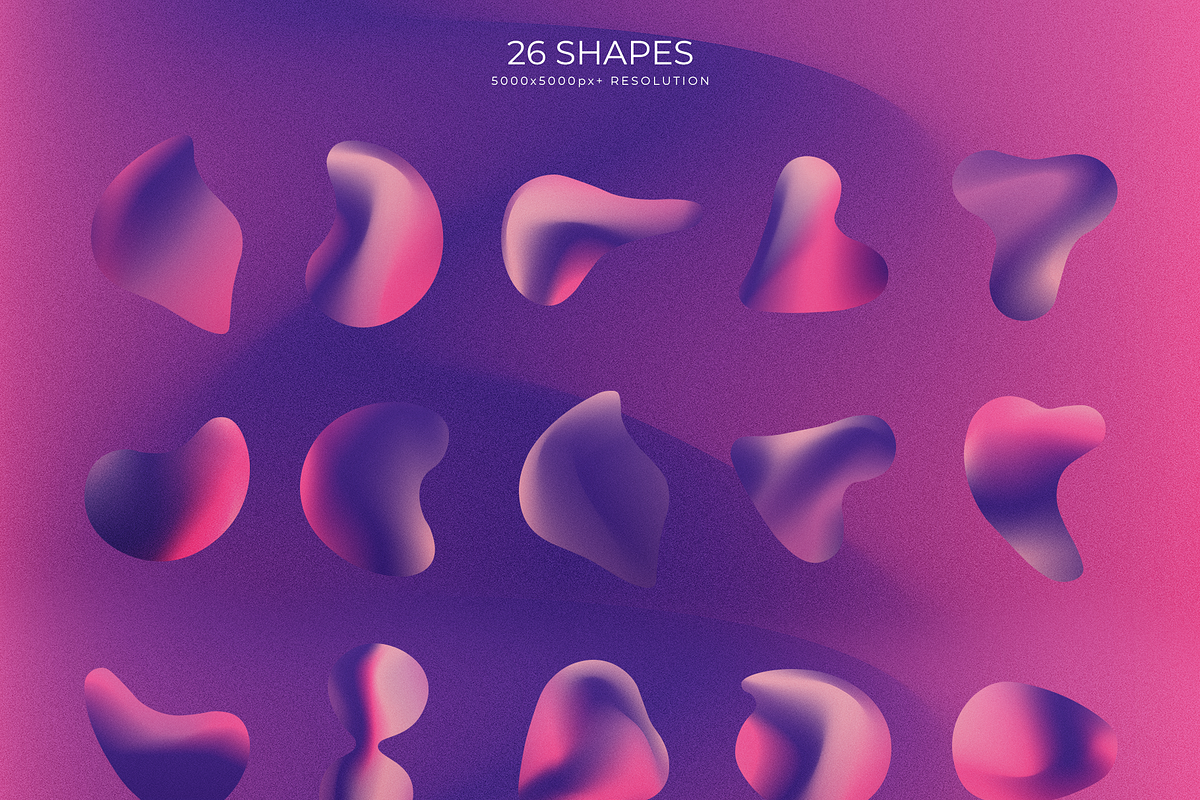 Grainy Gradient Mesh Collection, a Background Graphic by Graphicdome (Photo 9 of 10)
