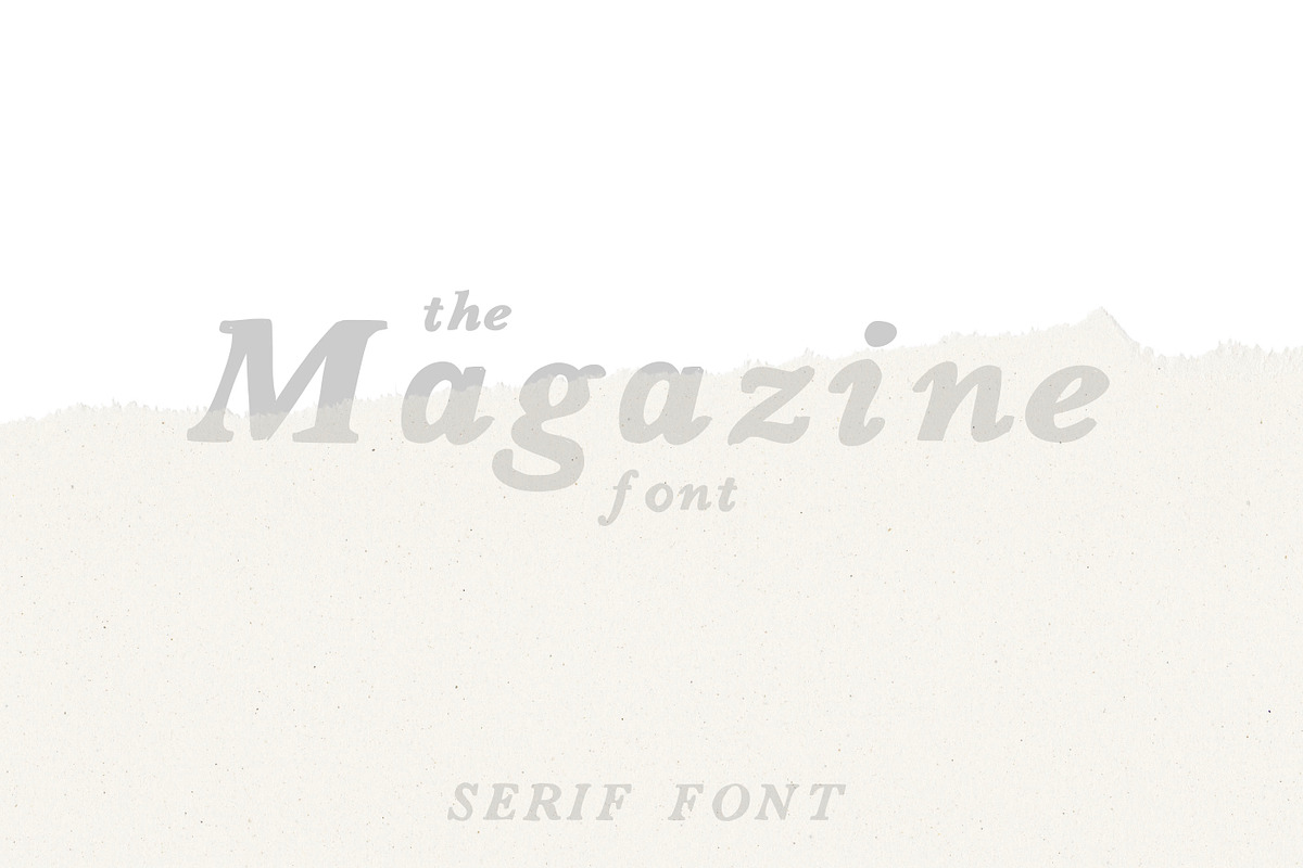 The Magazin Font / sketched style, a Sans Serif Font by KruthDesign (Photo 1 of 8)