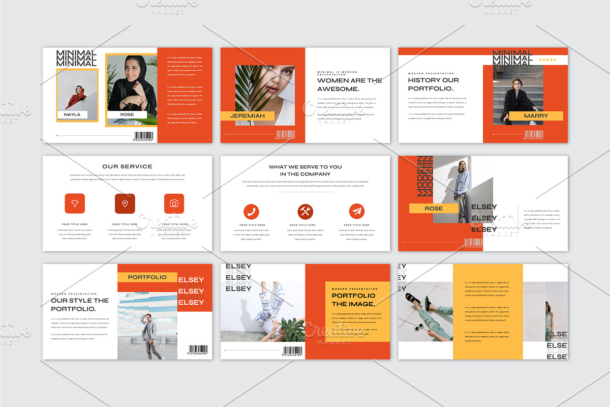 Elsey Minimal Powerpoint Template, a Presentation Template by Fortyone (Photo 4 of 5)