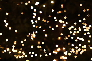 Abstract gold light 18 containing black, gold, and yellow