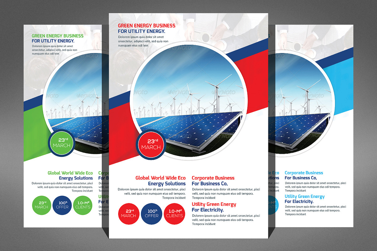 Smart Business Flyers Bundle, a Flyer Template by Graphic Templates (Photo 2 of 6)