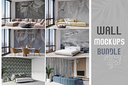 Wallpaper mockup Room mockups bundle, a Household Mockup by Hunny Badger (Thumbnail 1 of 7)