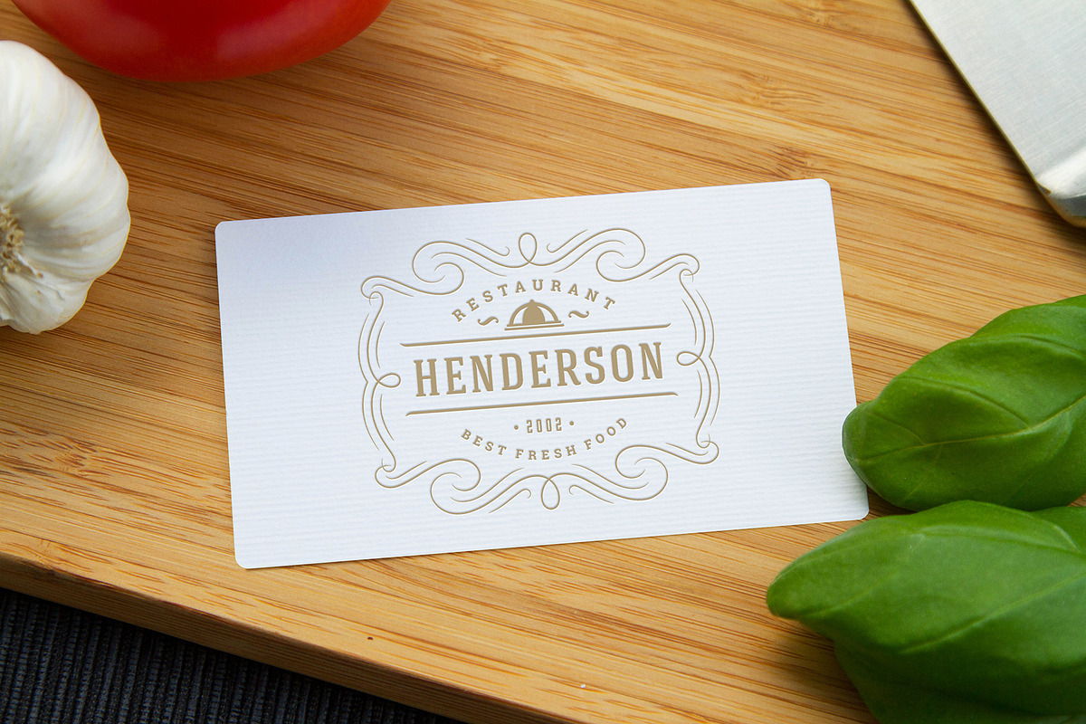 36 Restaurant Logos and Badges, a Branding & Logo Template by Vasya Kobelev (Photo 10 of 16)