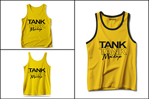 Tank Top Mockup, a Shirt Mockup by mockupbuys