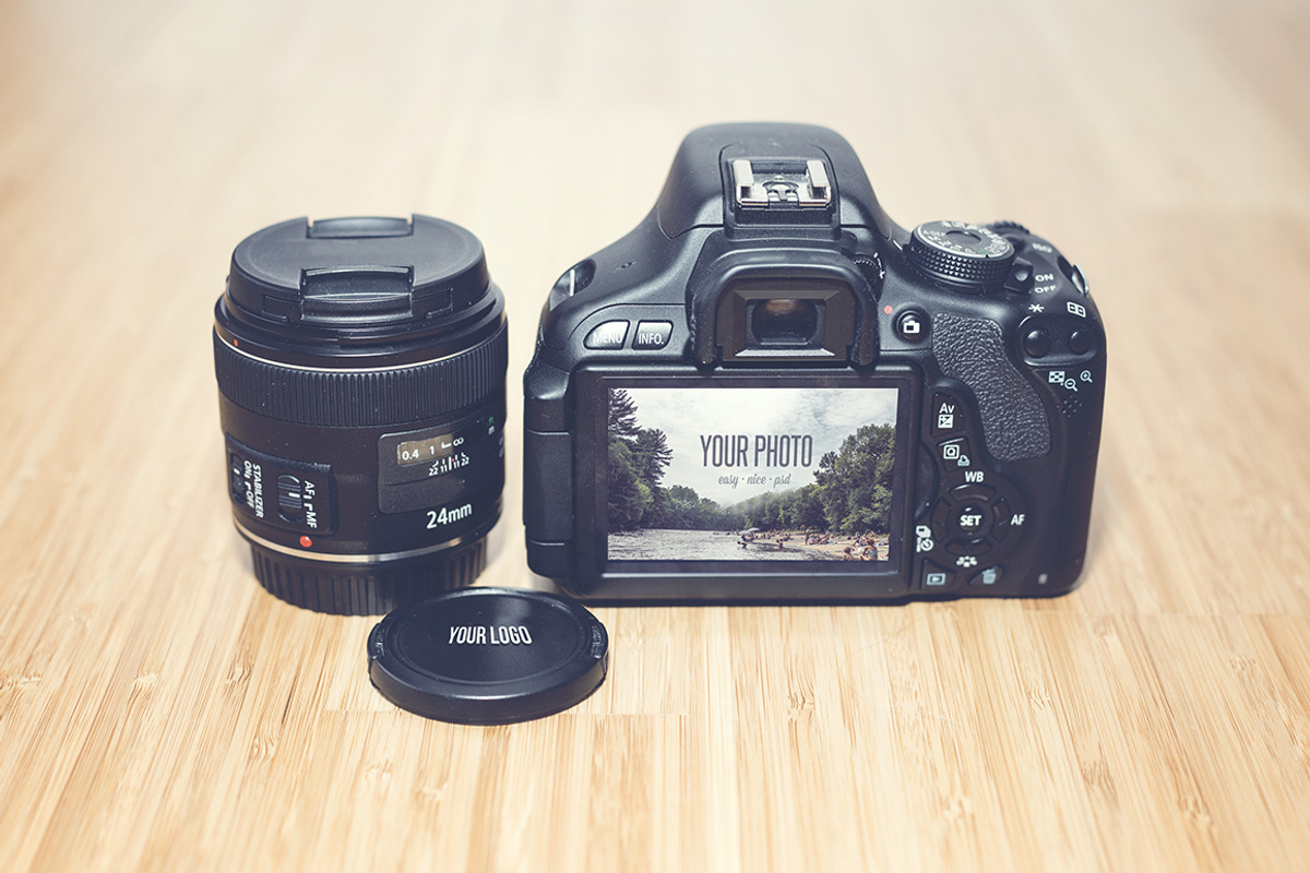 Realistic Camera Mock Up, a Mockup by Foos (Photo 1 of 3)