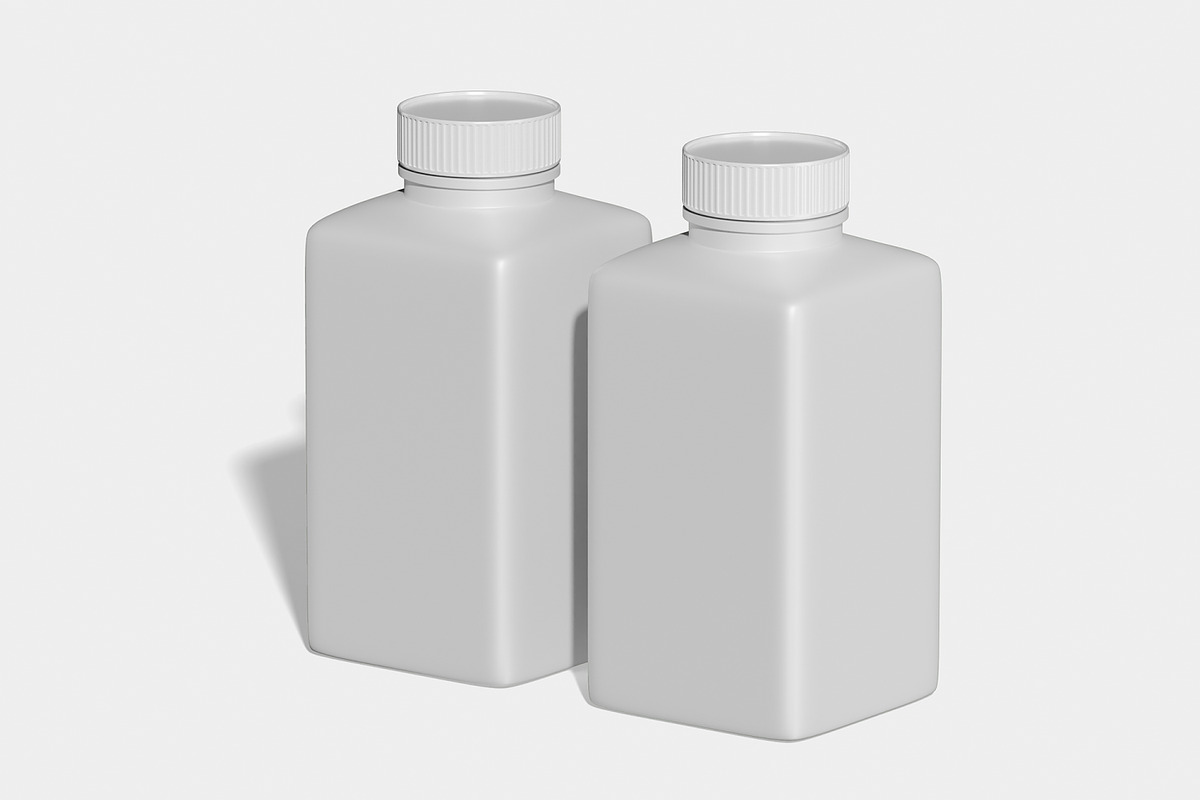 Suplement Bottle Mockup, a Packaging Mockup by Unerispace (Photo 3 of 5)