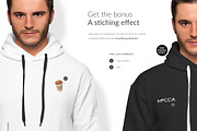 Men Hoodie Mock-ups Set FREE DEMO, a Books & Magazine Mockup by Apparel_Mockups (Thumbnail 15 of 25)
