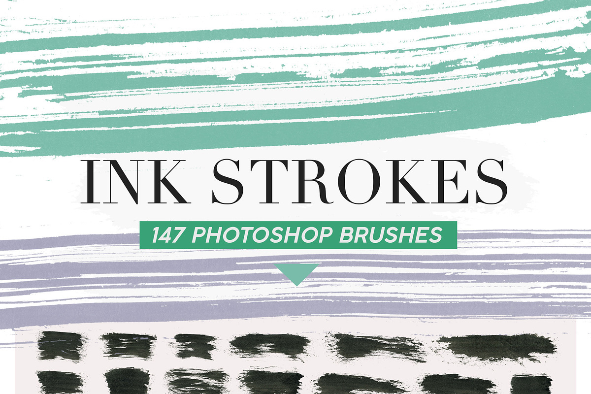 487 Ink Shapes Photoshop Brushes, a Brush Add-On by ArtistMef (Photo 4 of 9)