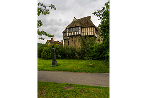 Stokesay castle is 13th Century, an Architecture Photo by Backyard Stock