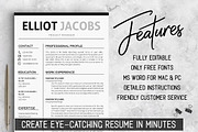 Minimalist Resume Template Clean CV, a Resume Template by LevelUpResume (Thumbnail 2 of 5)