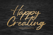 Reinkies - Authentic Brush Script, a Script Font by Almarkhatype (Thumbnail 10 of 10)