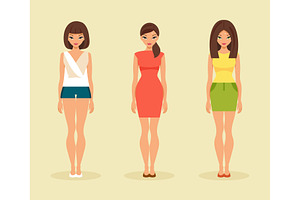 Different Sets Of Clothes Vector