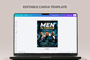 Mens Conference Flyer Template, a Social Media Template by Artonix (Thumbnail 3 of 3)
