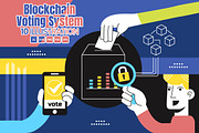 10 Blockchain Voting System, a Person Illustration by denayunebgt (Thumbnail 1 of 4)