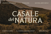 Casale Del Natura Font, a Serif Font by Marvadesign (Thumbnail 1 of 13)