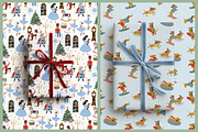 Christmas wrapping paper, a Pattern Graphic by artnLera (Thumbnail 5 of 5)