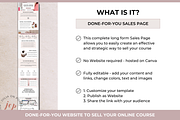 Course Sales Page Canva Template, a Landing Page Template by Julia On Purpose (Thumbnail 2 of 8)