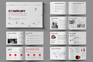 Company Profile Template, a Brochure Template by ContestDesign