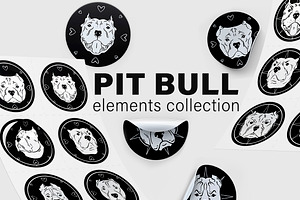 PIT BULL - set for pitbull lovers
