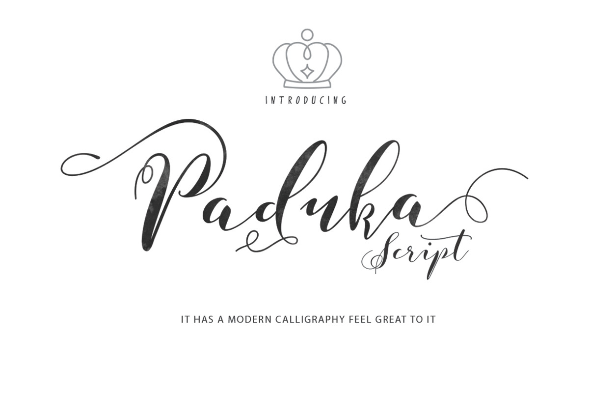 Paduka Script, a Script Font by Siwox Studios (Photo 1 of 6)