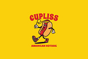 Cupliss Hotdog Logo Template, a Branding & Logo Template by Kreasi Malam (Thumbnail 1 of 4)