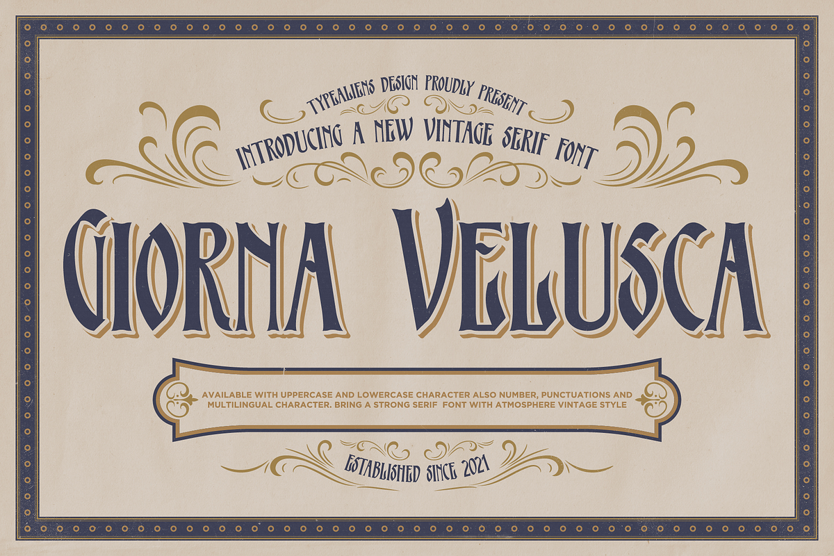 Giorna Velusca, a Serif Font by ilhamtaro (Photo 1 of 12)