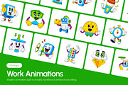 135 Animated Work Illustrations, a Work Illustration by Vectors Market (Thumbnail 1 of 4)