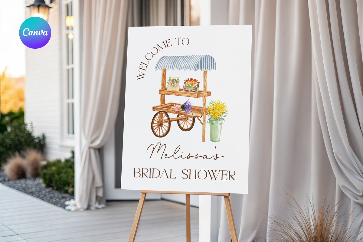 Bridal Shower Poster, an Invitation Template by Digital_Mind (Photo 1 of 3)