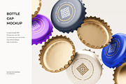 Bottle Cap Mockup, a Product Mockup by zpackcreative (Thumbnail 1 of 5)