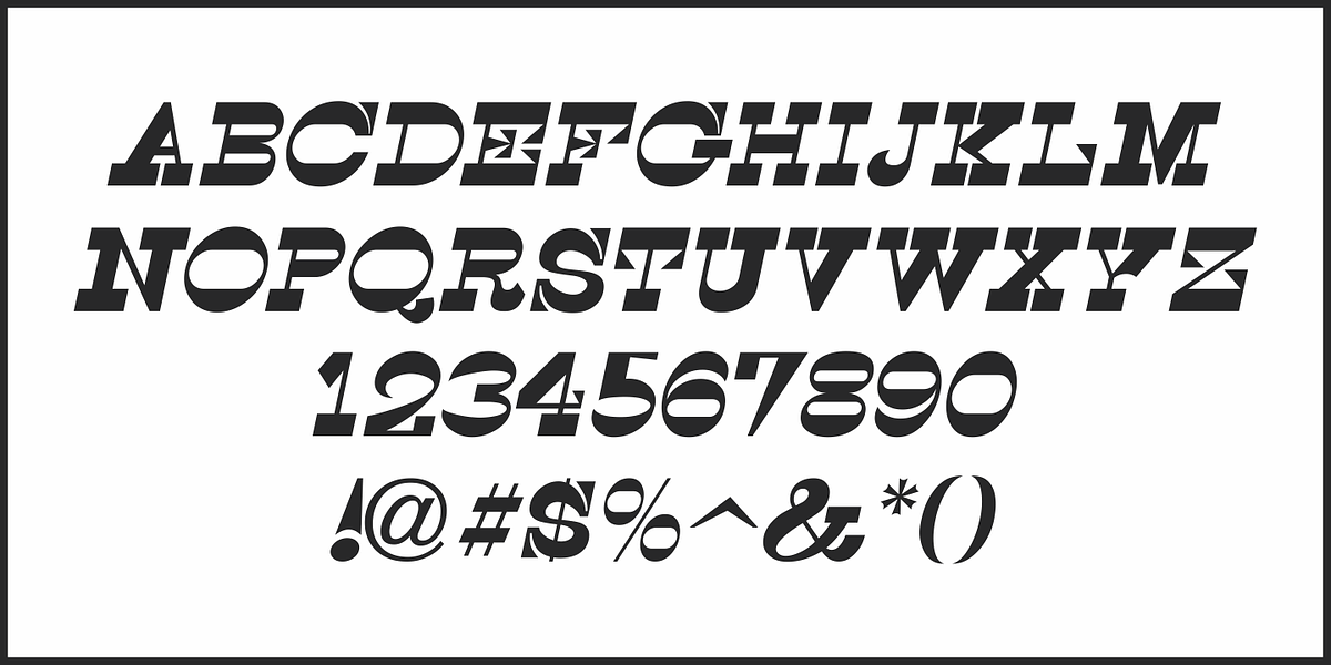 Overland Trail JNL, a Font by Jeff Levine Fonts (Photo 5 of 5)