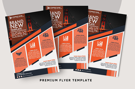 Brand New Flyer Template Design, a Flyer Template by ResumeFabs