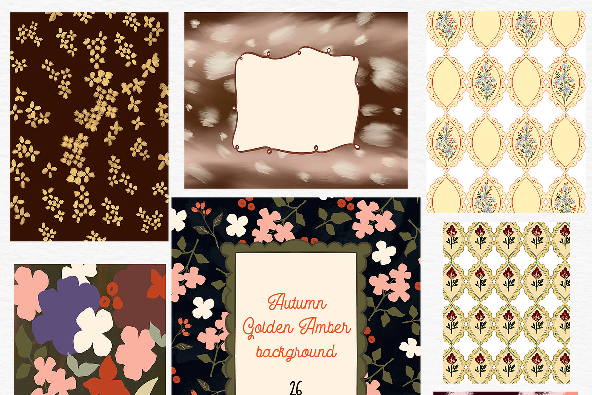 Autumn Golden Amber background, a Background Graphic by ma_i_vi (Photo 5 of 10)